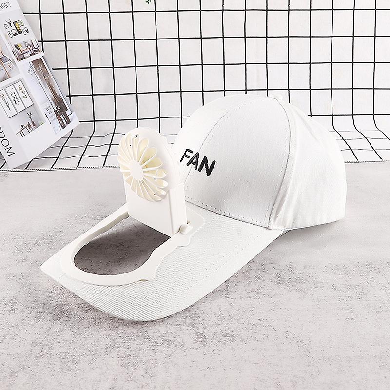 Portable USB Rechargeable Fan Cap