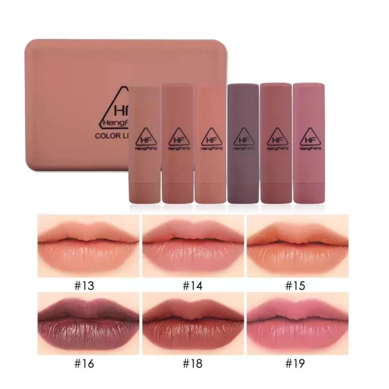Matte lipstick 6 pcs