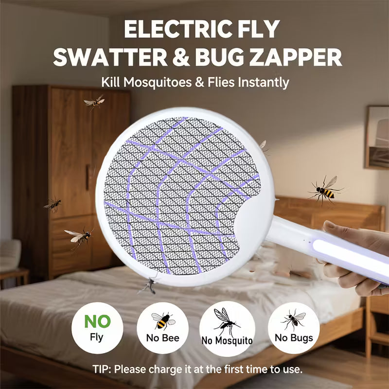 Foldable Mosquito  Zapper Racket