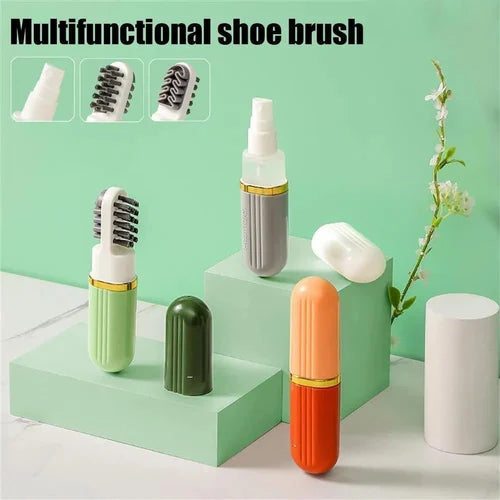 3 In 1 New Shoe Cleaning Brush with Spray