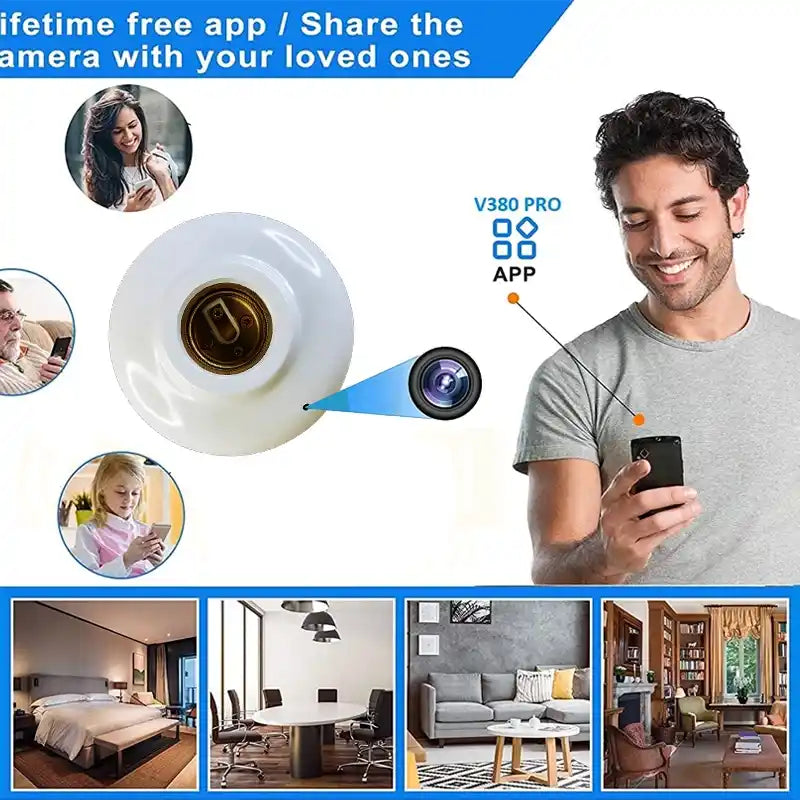 Bulb Holder Security Camera