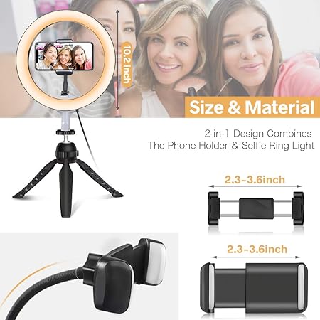 Tripod Kit With Ring Led Light