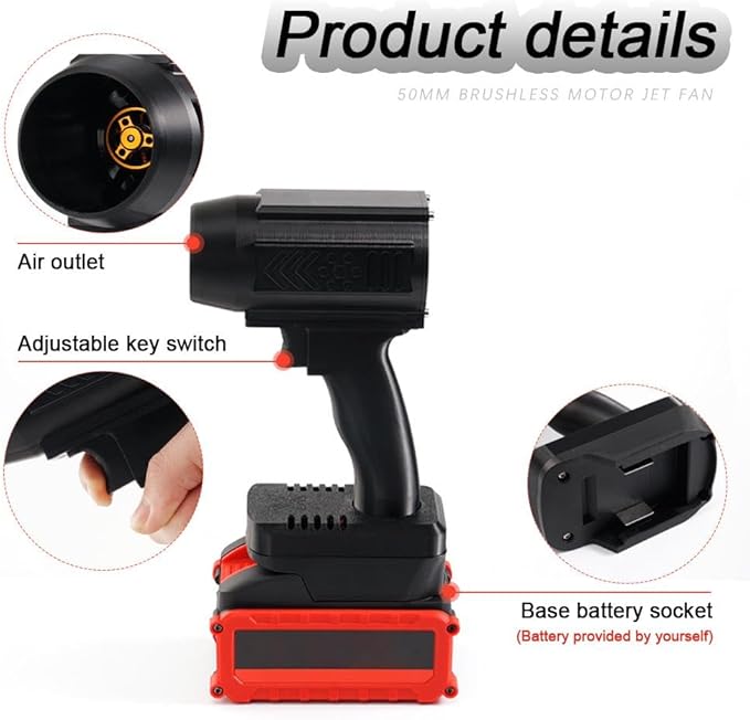 Rotary Air Gun Turbo Jet Fan