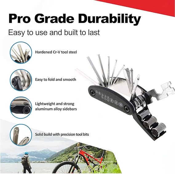 16 in 1 Multi functional Tool