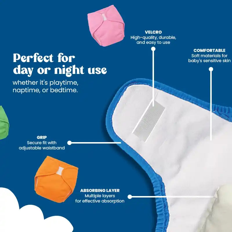 Kids 300x Reusable Comfy Diaper