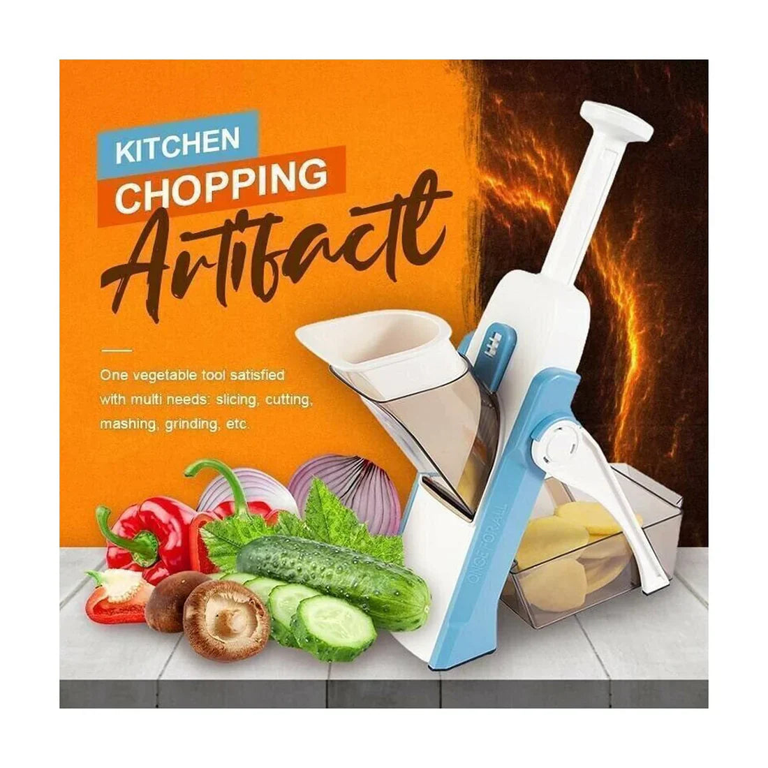 Kitchen Bundle Chopping Artifact+Pushing Chopper