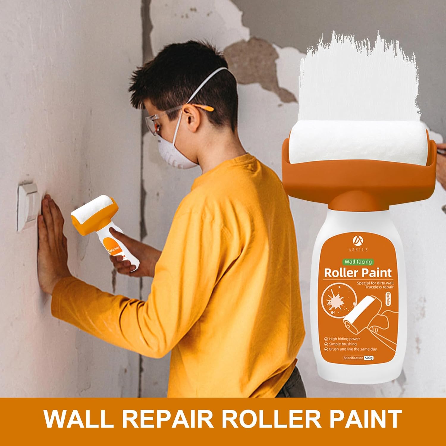 Wall Repairing Brush Roller