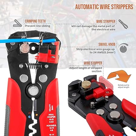 Electrician Automatic Wire Stripper