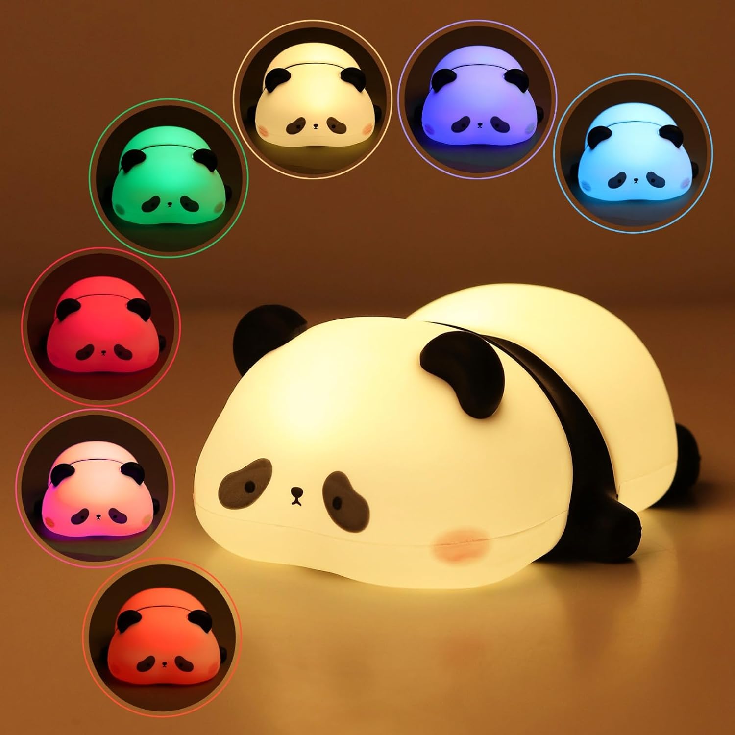 Panda Shaped  Silicone Lamp