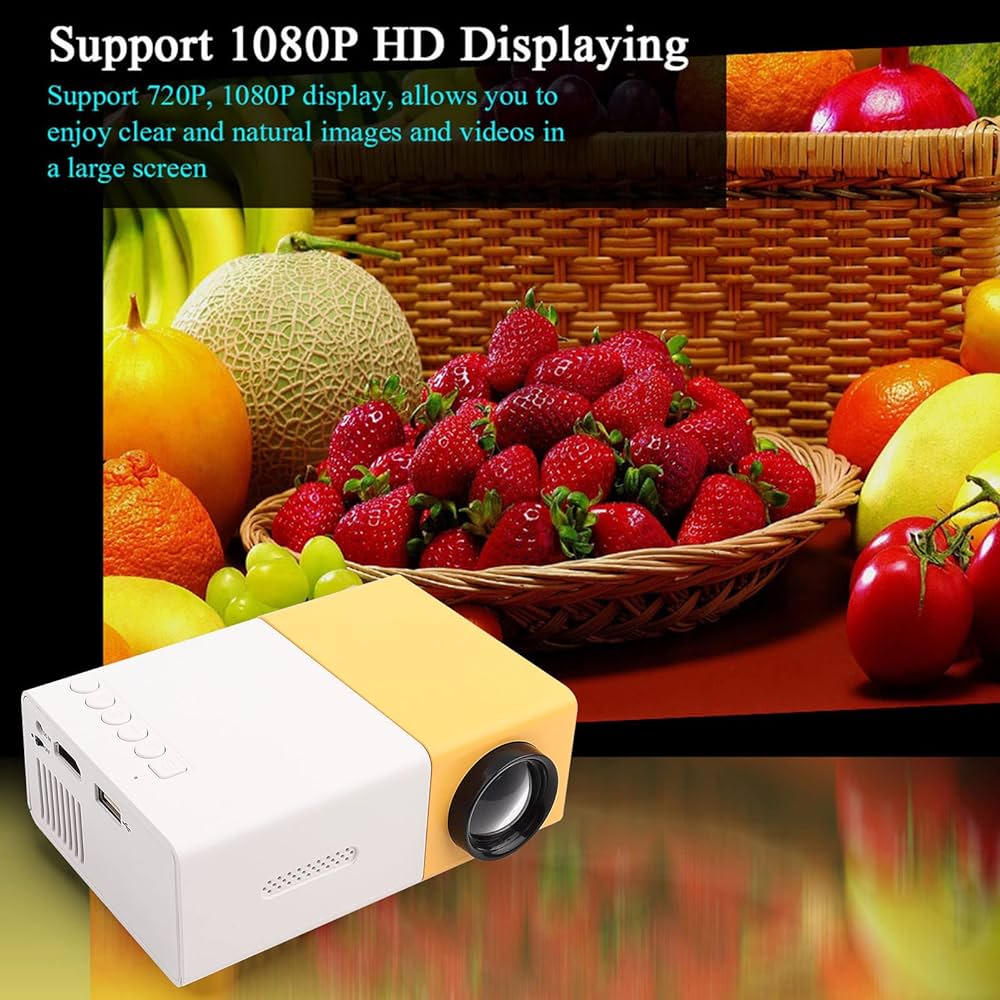 Mini Projector Full HD 1080P LED Projector Home Cinema Theater
