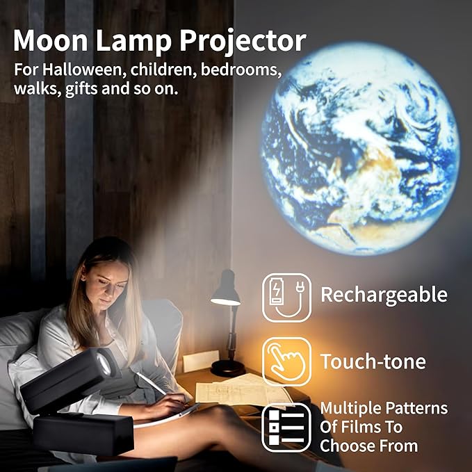 Earth Moon Aura Projector