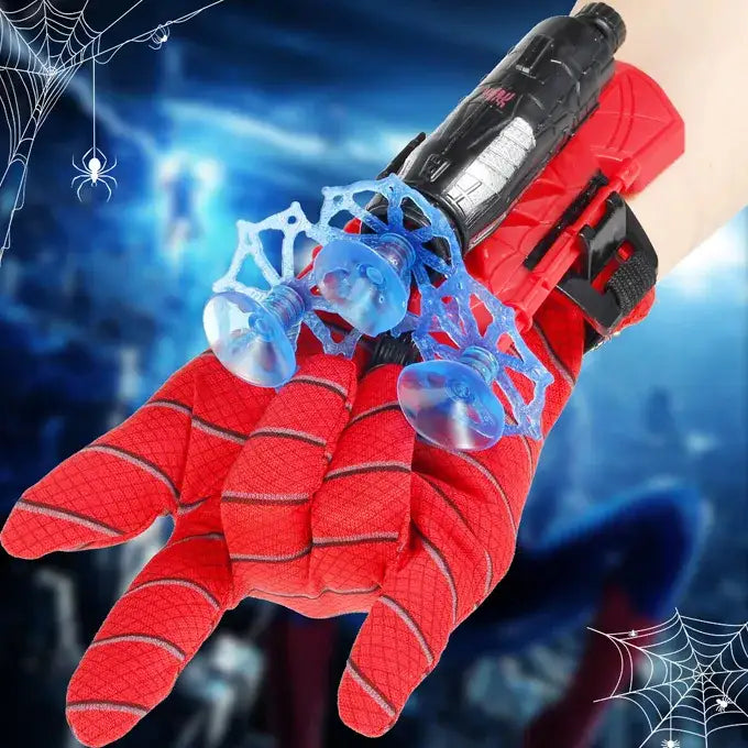 Spiderman Web Dart Shooter With Glove and Darts Launcher - Avengers Spiderman Toy - Toys For Boys
