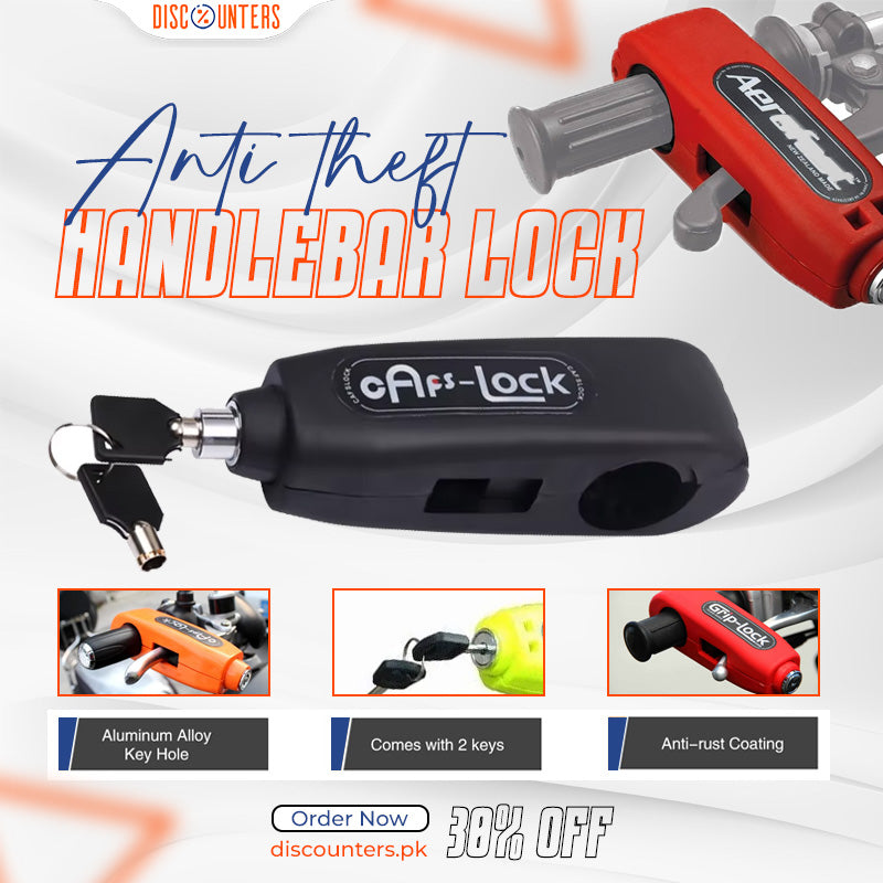 Anti theft handlebar lock