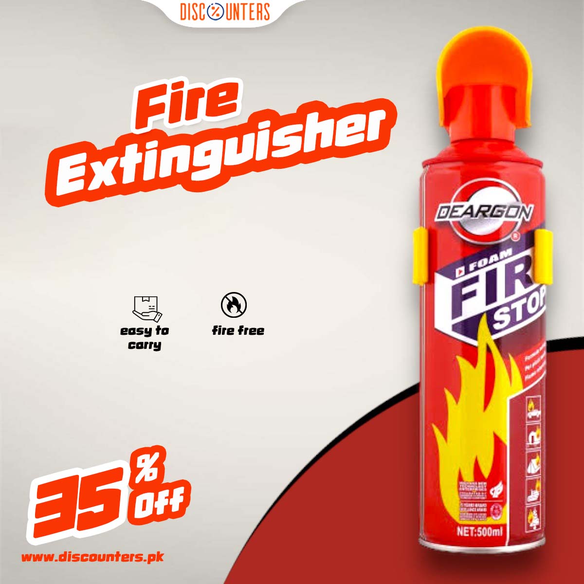 Fire Extinguisher-Urgent Fire Stopper