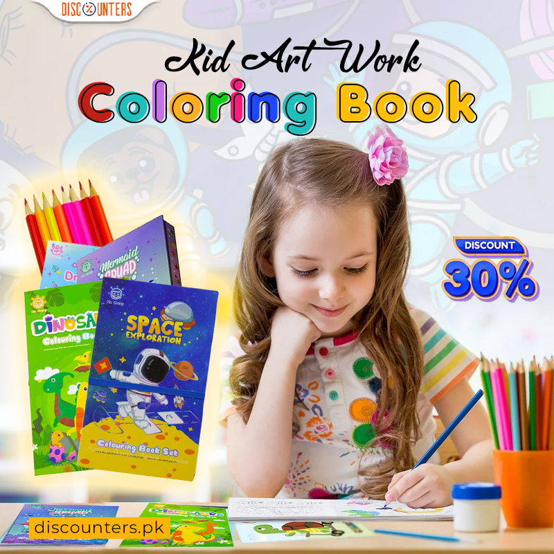 Kid Art Work Coloring Book