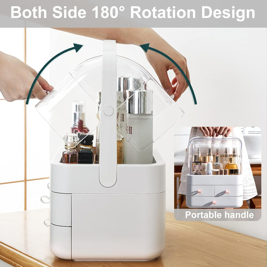 Plastic Cosmetic Drawer Storage Box