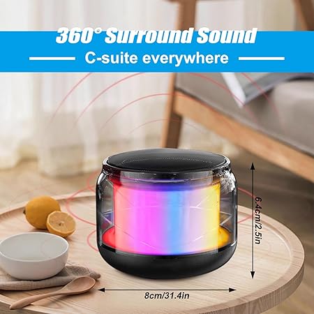 Mini RGB Acrylic Wireless Speaker