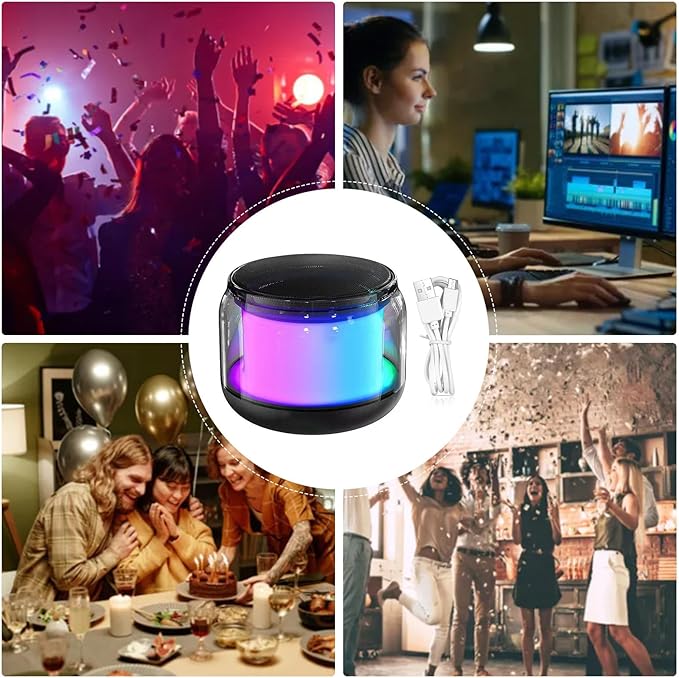 Mini RGB Acrylic Wireless Speaker