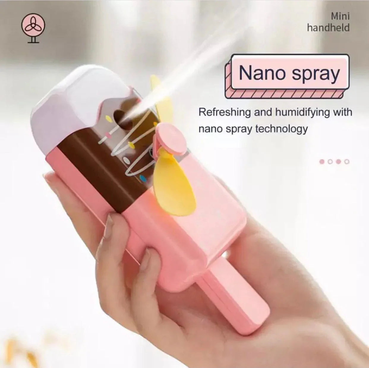 Mini Handheld Mist  Fan