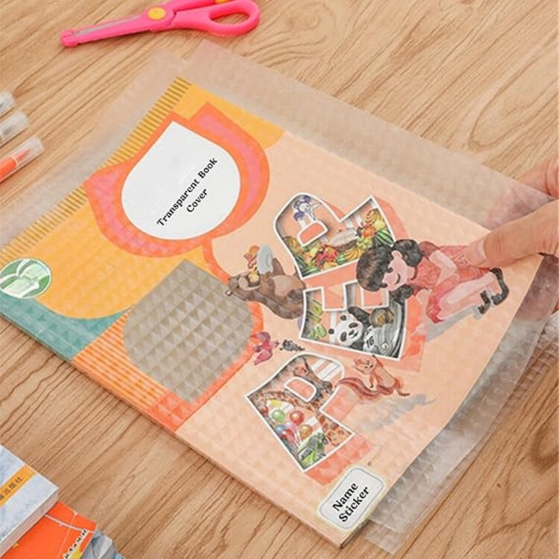 Self-Adhesive Transparent Book Cover