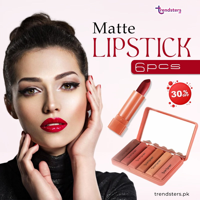 Matte lipstick 6 pcs
