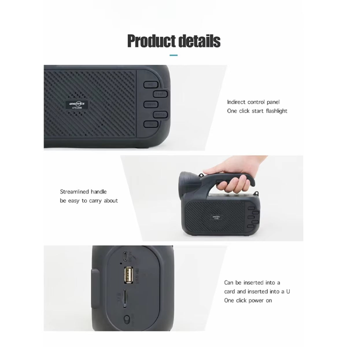 3 in 1 Wireless Solar Torch