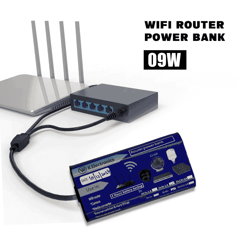 9V WiFi Router Power Bank