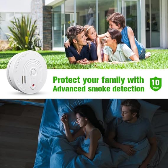 Wireless Smoke Detector Alarm
