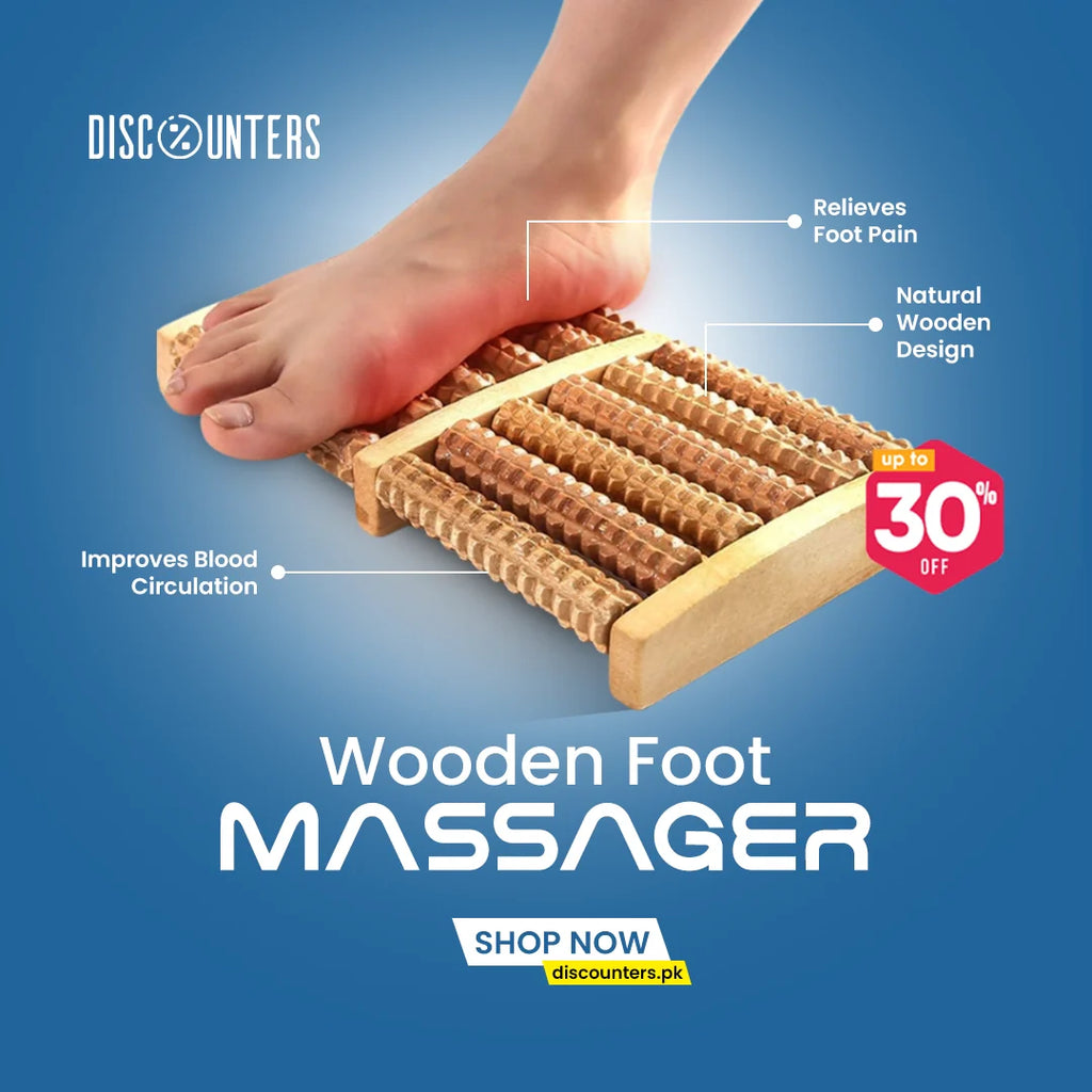 Wooden Foot Massager