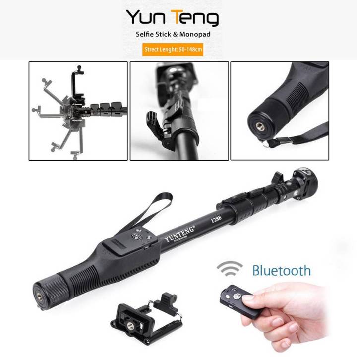 YT-1288 Bluetooth Selfie Monopod