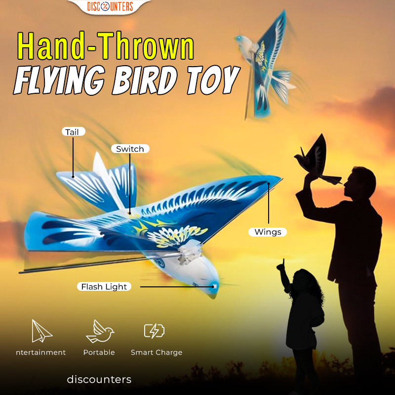 Hand-Thrown Flying Bird Toy