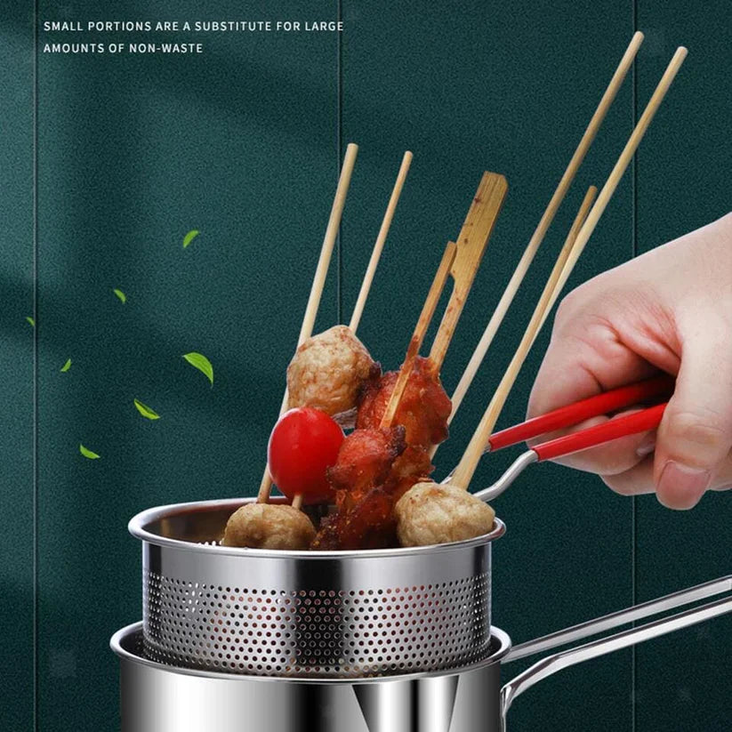 Bundle Deep Frying Pot+Chicken shredder Machine
